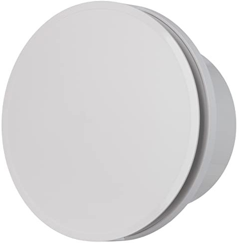 Ø 150mm Weiß Badlüfter - Ventilator mit Kugellager - Lüfter für Effiziente Belüftung im Bad Kuche WC