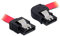 ezqnirk 1pcs 30cm droit à l'angle de la face gauche 6GB/S SATA3 Serial ATA Câble de données avec loquet pour PC SATA 3.0 SATAAIII 6GBPS Disque de disque dur/SSD,50cm Right Side Angle