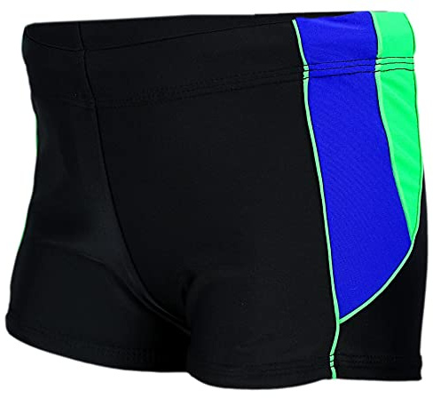 Aquarti Maillot de Bain Garçon | Short de Bain Séchage Rapide avec Bandes Latérales Contrastées