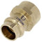 Übergangsstück b-press Innengewinde 22 mm x 3/4 aus Rotguss - Übergangsnippel Rotguss Fittings Kontur V Pressfittinge Kupferfittings I DIOS24®