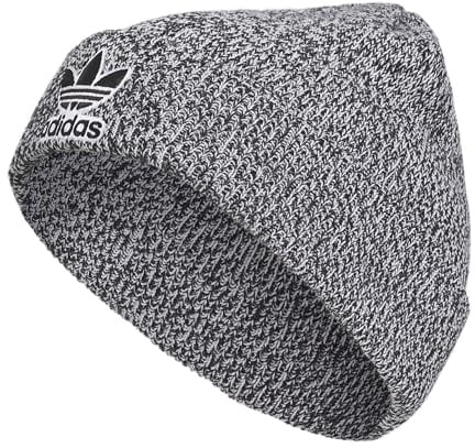 adidas Originals Unisex Originals Trefoil Beanie, Black-White/Black/White 23, one_Size
