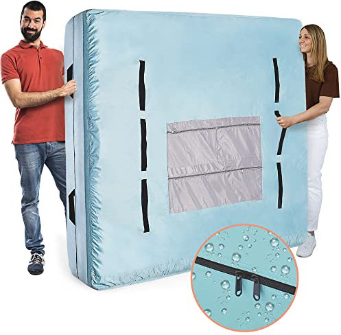 Mattress Bag for Moving – Mattress Cover for Moving and Storage – King Size Mattress Bags for Moving – Moving Bags – Mattress Protector for Moving – Mattress Storage Bag – Mattress Moving Bag (Queen)