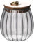 soulnioi Glass Jars with Bamboo Lids Glass Containers With Bamboo Lids Coffee Storage Airtight Canister Petal Decorative Container Tea & Coffee Bean Sealer Round 750ML