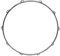 kowaku Bass Drum Hoop Snare Drum Batter Musikzubehör Tragbarer Ersatzrand Batter Hoop 14 Zoll 8 Lug Batter Hoop für Instrument Home Decor, Oberer Kreis