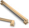 9BUILD 10 Pack Bronze Cabinet Pulls - 192mm Champagne Bronze Zinc Alloy Gold Cabinet Handles for Kitchen Cupboards, Doors, Drawers and Wardrobes