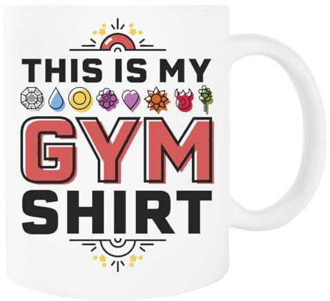 This Is My Gym Weißer Becher Trinkbecher aus Keramik