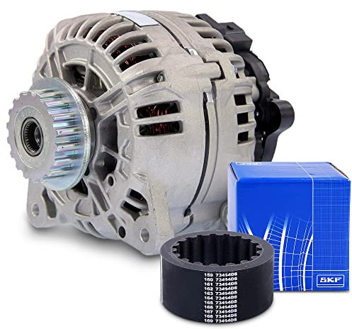ATEC GERMANY 1x Lichtmaschine 12V 180A, 1x SKF Kupplungsmuffe Kompatibel mit VW MULTIVAN T5, TOUAREG, TRANSPORTER T5