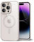 oakxco for iPhone 14 Pro Max Case Clear Magnetic Compatible with Magsafe, Thin Slim Transparent Non Yellowing, Hybrid Soft Silicone Bumper & Hard Plastic Protective Cover for Women, Stone Grey