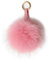 xinshibao Damen Pom Pom Bommel Anhänger Taschenanhänger Schlüsselanhänger Echtfell Pelz Bommel