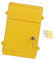 perfk Wandmontierter Briefkasten, Briefkasten, Zeitungskasten, einfach zu bedienender abschließbarer Briefkasten, Postkasten für Haus, Straße, Außenbereich, Gelb