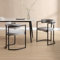 chairus Küche Esszimmerstühle 2er Set Samt Küchenstühle Modern Akzentstühle Polsterstühle für Esszimmer Wohnzimmer (Grau)