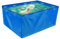 Flexible Teichfolien, 550 GSM PVC-Plane für Pools mit Befestigungsringen, Fischteich für Salzwasserfische und Koi, temporärer Wassertank, ohne Rahmen (Farbe: Blau, Größe: 7,87 x 6,23 x 2,95