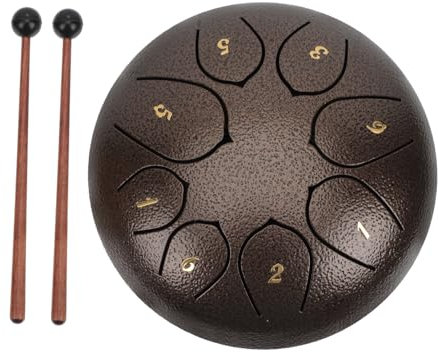 Hoement 1 Satz Stahlzungentrommel Handtrommel Spieltrommel Für Erwachsene Und Kinder Kreativinstrument Kinderinstrument