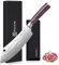 PAUDIN Hackmesser Japanisch Messer 20cm Küchenmesser als Ausbeinmesser Küchenbeil Kochmesser aus hochwertigem Edelstahl extra scharfe Messerklinge mit ergonomischem Holzgriff