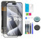 Holwarm Display für iPhone 15 Pro 6.1 OLED Bildschirm Ersatz FHD Touchscreen 3D Touch Digitizer Rahmen und beliebte TelefonhalterungenMontage und Reparaturkits (15pro OLED)