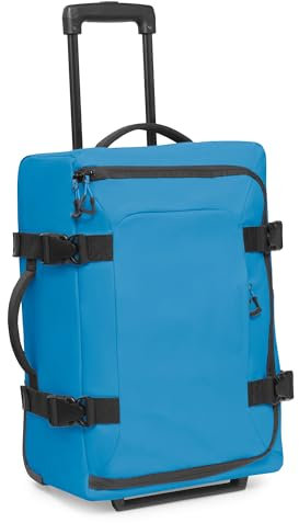 Traveler's Choice Reisetasche mit Rädern, Blau, Carry-On 21-Inch, Reisetasche mit Rädern