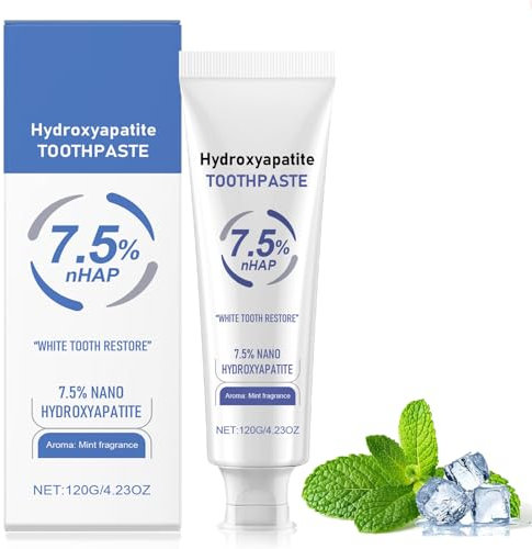 Hydroxylapatit Zahnpasta, Hydroxyapatite Toothpaste, hydroxyapatite zahnpasta, Fluoridfreie Zahnschmelzreparatur und Linderung von Zahnempfindlichkeit (1)
