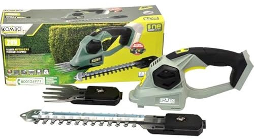 CESOIE A BATTERIA 2 IN 1 PER ERBA E CESPUGLI KOMBO PRO 20V. BATTERIA NON INCLUSA