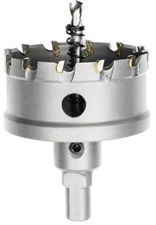 SUQIN 16mm Foret De Scie Cloche En Métal,TCT Scie Cloche En Carbure,Coupe-trou En Carbure De Tungstène,Coupe-trou industriel Pour l'acier inoxydable,Le Métal,l'alliage,Le Bois Et Les Plastiques