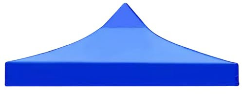 Toldo de repuesto de 8.2 x 8.2 pies, impermeable, a prueba de rayos UV, con cinta de sujeción, cubierta plegable para jardín, patio, pabellón