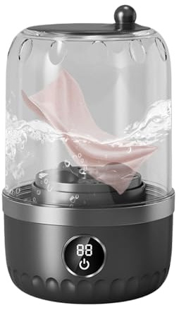 Hiemible Lave-linge Portable | Machine à Laver Mini 1 Litre | Appareil Compact pour Entretien du Linge - Pour Appartements Étudiants Voyage Camping Chaussettes