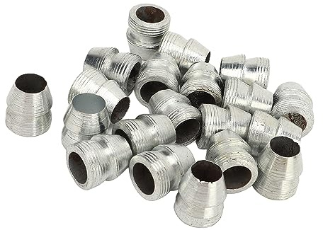 Sicherheits-Rundaxt-Griffkeile, 20 Stück, robuster Stahlhammer, Spaltaxtkeile zum Holzspalten und Holzhacken, langlebiges Eisenmaterial (16mm)
