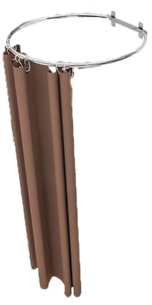 GHHDPXM Changing Rooms Wall Column Fitting Room Metal O-Shaped Dressing Room Portable Changing Room Suitable Compatible with Clothing Stores Offices Shopping Fitting Room(CAF�,40 * 80cm)