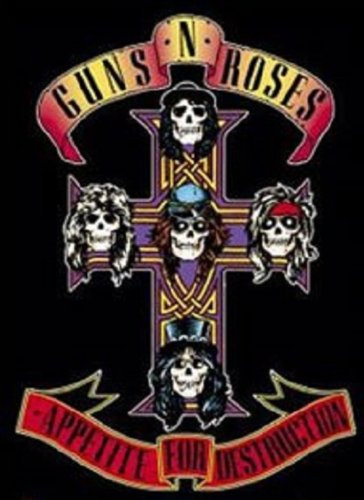 Bioworld Guns N´ Roses Textil-Poster Appetite for Destruction 75 x 110 cm