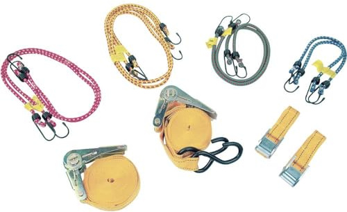 Brüder Mannesmann Werkzeug Spanngurt- und Gepäckschnur-Set, M00500