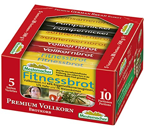 Mestemacher Vollkorn- Brotkörbchen, 12er Pack (12x 500 g)