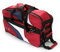 KAZE SPORTS 3 Ball Deluxe Bowling Tournament Tote mit Abnehmbarer Schuh & Zubehör Tasche, rot/weiß/blau