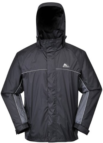 Cox Swain Funktions -/ Regenjacke Helki - 5.000mm Wassersäule / 3.000mm Atmungsaktivität, Colour: Black/Grey, Size: XS