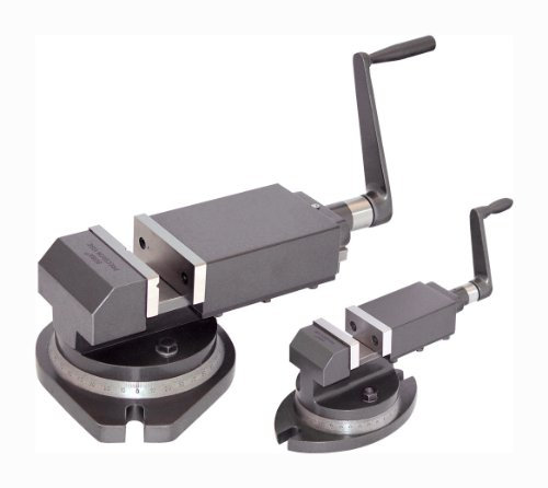 Präzisions-Frässchraubstock 50 mm Backenbreite mit Drehteller