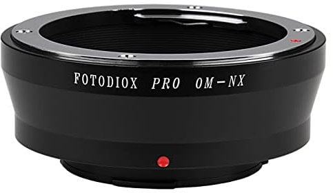 Fotodiox Lens Mount Adapter, Olympus OM Zuiko Lens to Samsung NX Camera Body, for Samsung NX2000, NX1100, NX1000, NX300, NX210, NX20