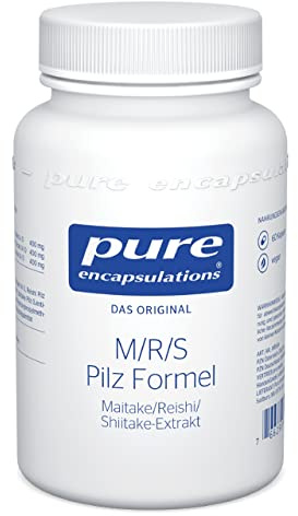Pure Encapsulations M/R/S Pilz Formel - Maitake/Reishi/Shiitake-Extrakt - Nahrungsergänzungsmittel aus 3 Asiatischen Pilzen - 60 Kapseln