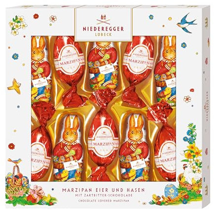 Niederegger Marzipan-Osterhasen und Eier, 1er Pack (1 x 147 g)