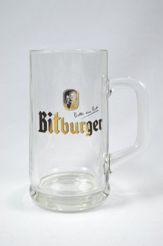 6 Bitburger Pils Humpen Glas Gläser 0,3 L