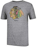 Reebok NHL CHICAGO BLACKHAWKS Bigger Logo T-Shirt, Größe:S