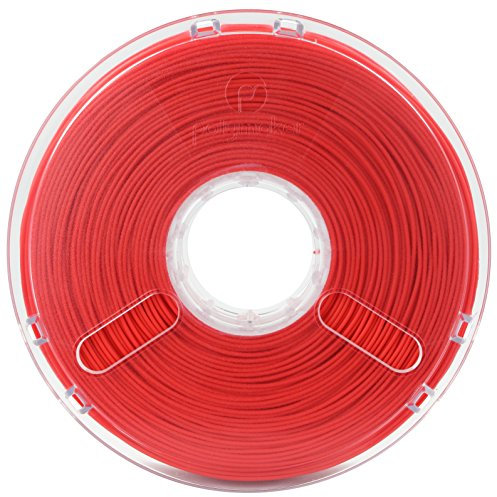 Buildtak PM70157 Polymaker PolyMax Nano PLA Filament mit Jamfree Technology, verstärkt, 0,75 kg Spool, 2,85 mm Durchmesser Echte Rot