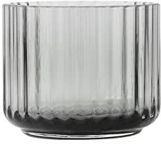 Lyngby Porcelæn Photophore Ø6.7 cm Lyngby en Verre soufflé, Gris