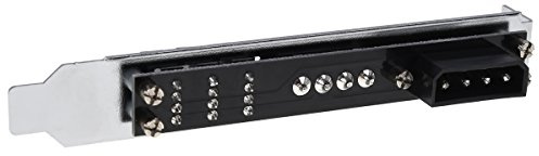 Phobya Slotblende 4Pin Molex & 3X 4Pin PWM Lüfterstecker Gehäuse & Hardware Slotblenden