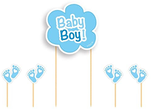 Folat Cake Topper Baby Boy