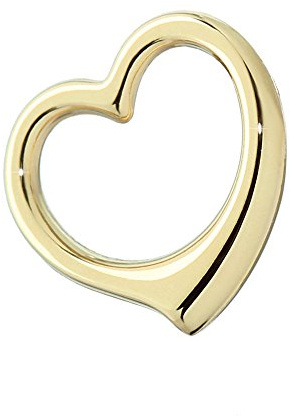 NKlaus 585 Gold gelbgold Herz Anhänger Ketten hochglanzpoliert 16,7x16mm Damen Mädchen 4755