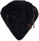 KNIT FACTORY - Lola Dreieckstuch - Fein Gestrickter Damen Schal - Tuch Schal - Für Frühling und Sommer - Baumwollmix - Schwarz - 190x85 cm