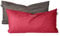 Schiesser Kissenhülle Doubleface im 2er Set | Renforcé | 100% Baumwolle aus nachhaltiger Produktion | 40x80cm | Rot-Dunkelgrau