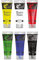 OnlineStreet Poster Paints for Kids and Adults - Chiltern Arts Paints Set for Painting Canvas; Arts and Crafts Pigments Kit Enclosing 6 Multi-Coloured Paint Tubes (Poster Colour pack of 6)