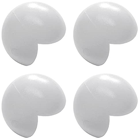 My Basics Eckenpuffer, Ø 26 mm, weiß, 4-teilig (1 Set)