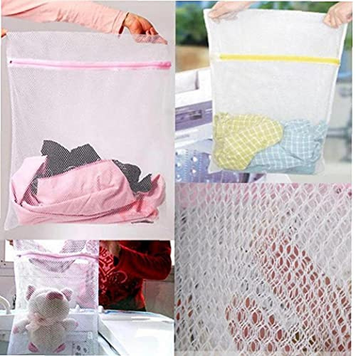 Ruluti Kleidung Waschmaschine Reißverschluss Faltbare Nylon Wäscherei Tasche Socken Unterwäsche Kleidung Waschmaschine Schutz Netto Mesh Bags