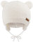 SEYUFN Babymütze, für Jungen und Mädchen, gestrickte Hündchen für Babys und Kleinkinder, mit Fleece-Futter, 0-36 Monate(Weiß,1-3 Jahre)