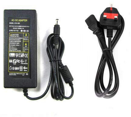 LEDSone DC 12V 5A Power Adapter AC100-240V to DC12V Power Supply Adapter UK Plug Charger Low Voltage Transformer Universal for Monitors TV DVDTVs Amplifier Cameras System LED Light Strip CCTV Camera